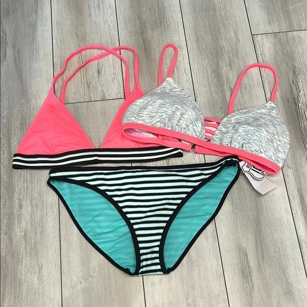 Route 101 sport 3 piece bikini bundle size Large